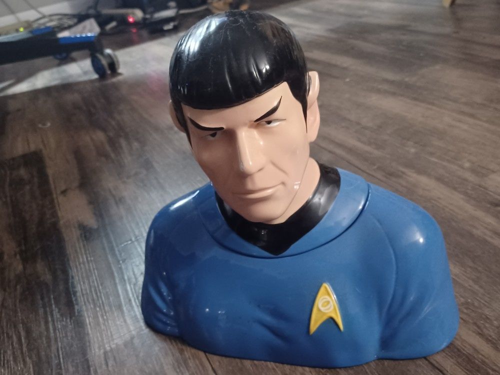 2011 Mr Spock Cookie Jar. Pre-owned Great condition.
