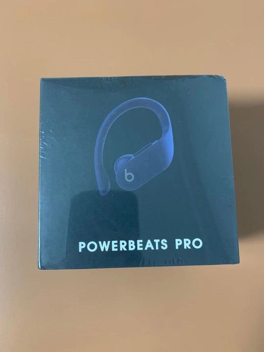 Blue Beats Powerbeats Pro Wireless Bluetooth headset with charging case