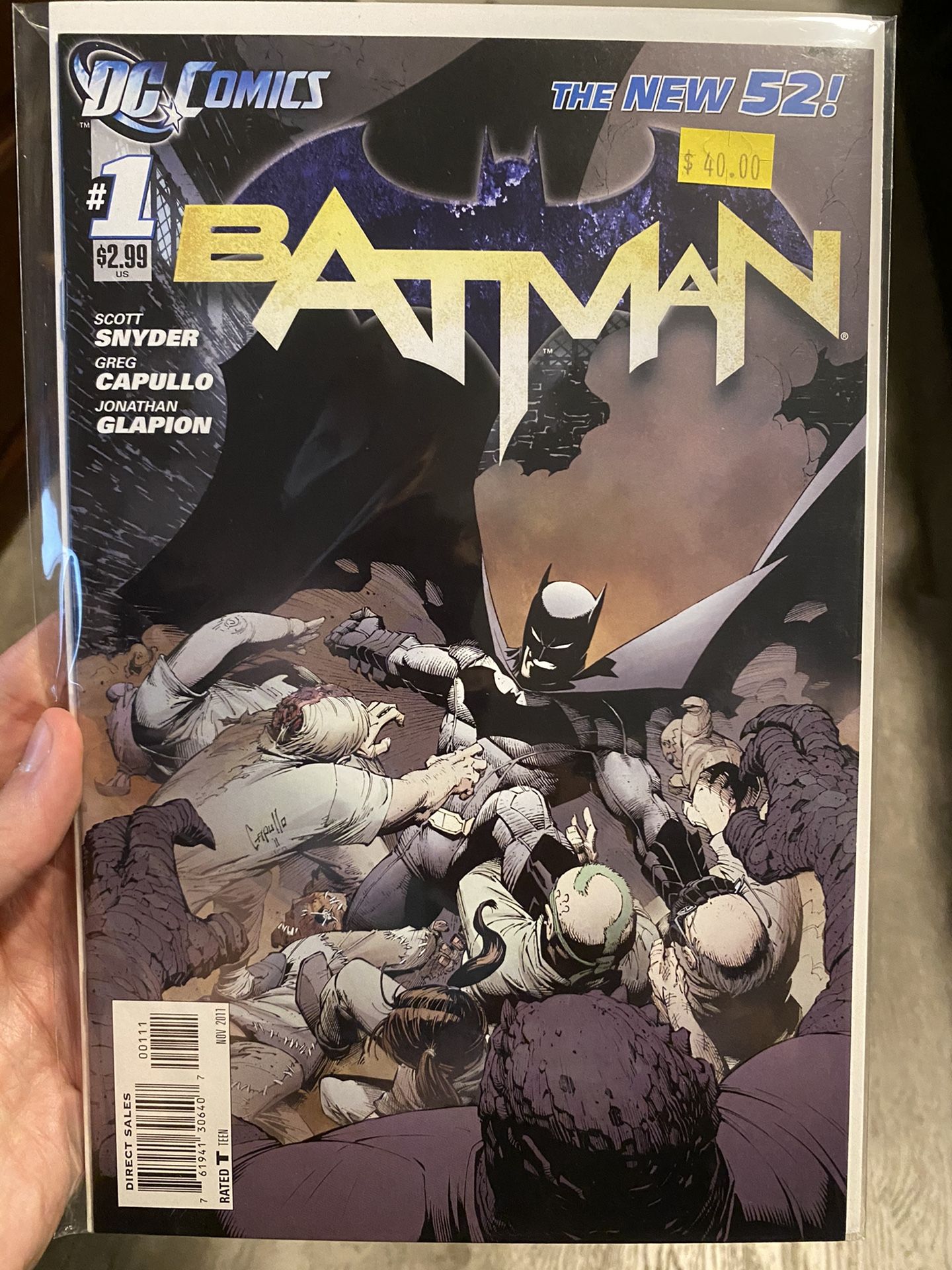 Batman New 52 1 1st Print Comic Book