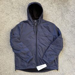 🔴Calvin Klein Jacket Size Large Navy Blue Hood