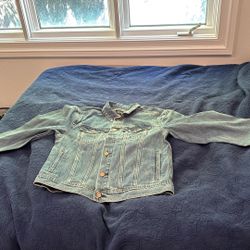 Quince Organic Cotton Small Denim Jacket