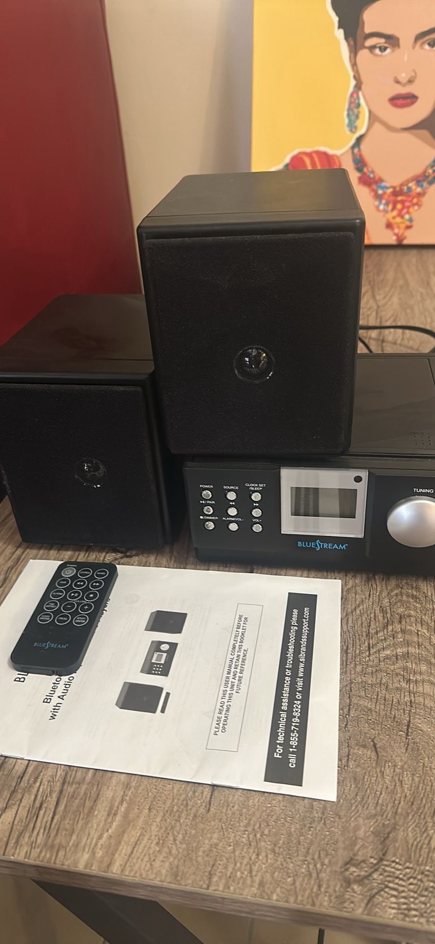 Blue stream Stereo System