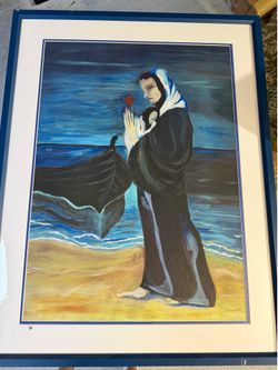 Original pastel "Madonna of the Coast"