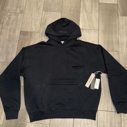 Black Essential Hoodie