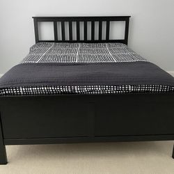 Queen Bed Frame And Box With Dresser