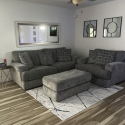 Couches And Ottoman 