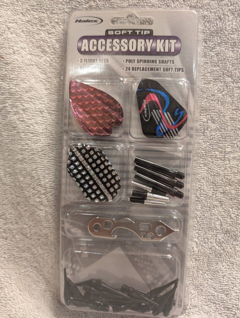 Halex Soft Tip Darts Accessory Kit Brand New