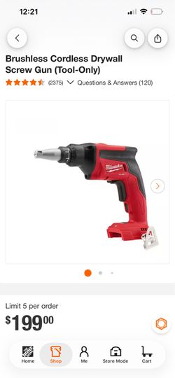 New Milwaukee Fuel drywall drill