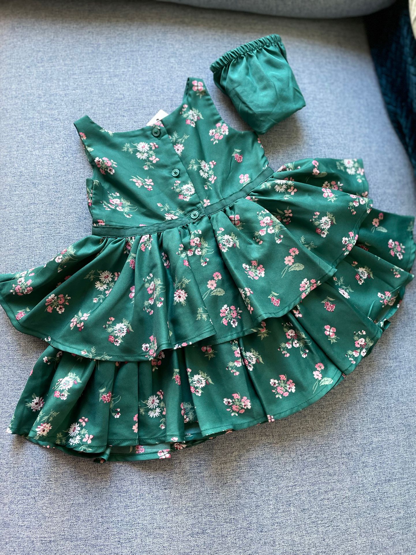 Janie and Jack Floral Kids Dress Size 12 - 18 Months
