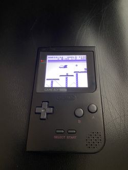 Gameboy Pocket With Ips Backlight Mod With Led