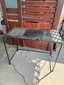 Black desk