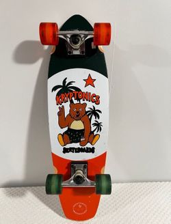 Kryptonics Cruiser Skateboard 28x8 Party Bear California Drunk Stoned Beach Wall