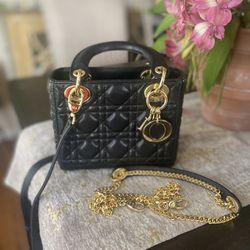 Miss Dior Real Leather Bag 