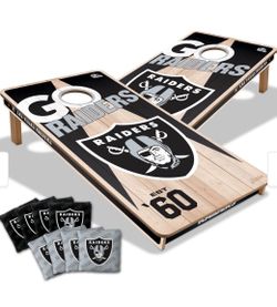 Las Vegas Raiders 2 ft. x 4 ft. Cornhole Game