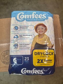 Comfees Premium Diapers 4 pack
