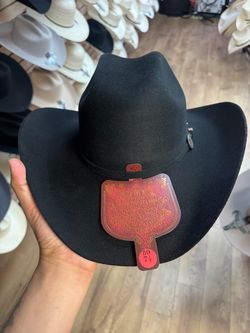 Black Felt Cowboy Hat Size 7 1/8