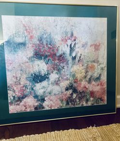 Professionally Framed & Matted Botanical Print – 32 × 30