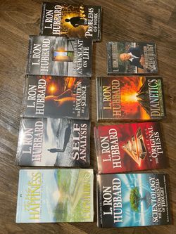 Brand New Sealed L. Ron Hubbard Scientology Book Collection + DVD (10 Items)