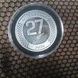 2026 Andretti IndyCar Kyle Kirkwood #27 1 oz Silver Round .999 BU (Capsule)