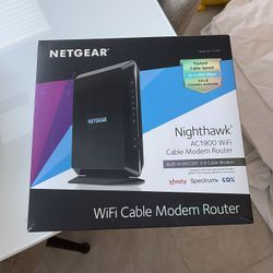 Netgear Nighthawk Cable Modem Router