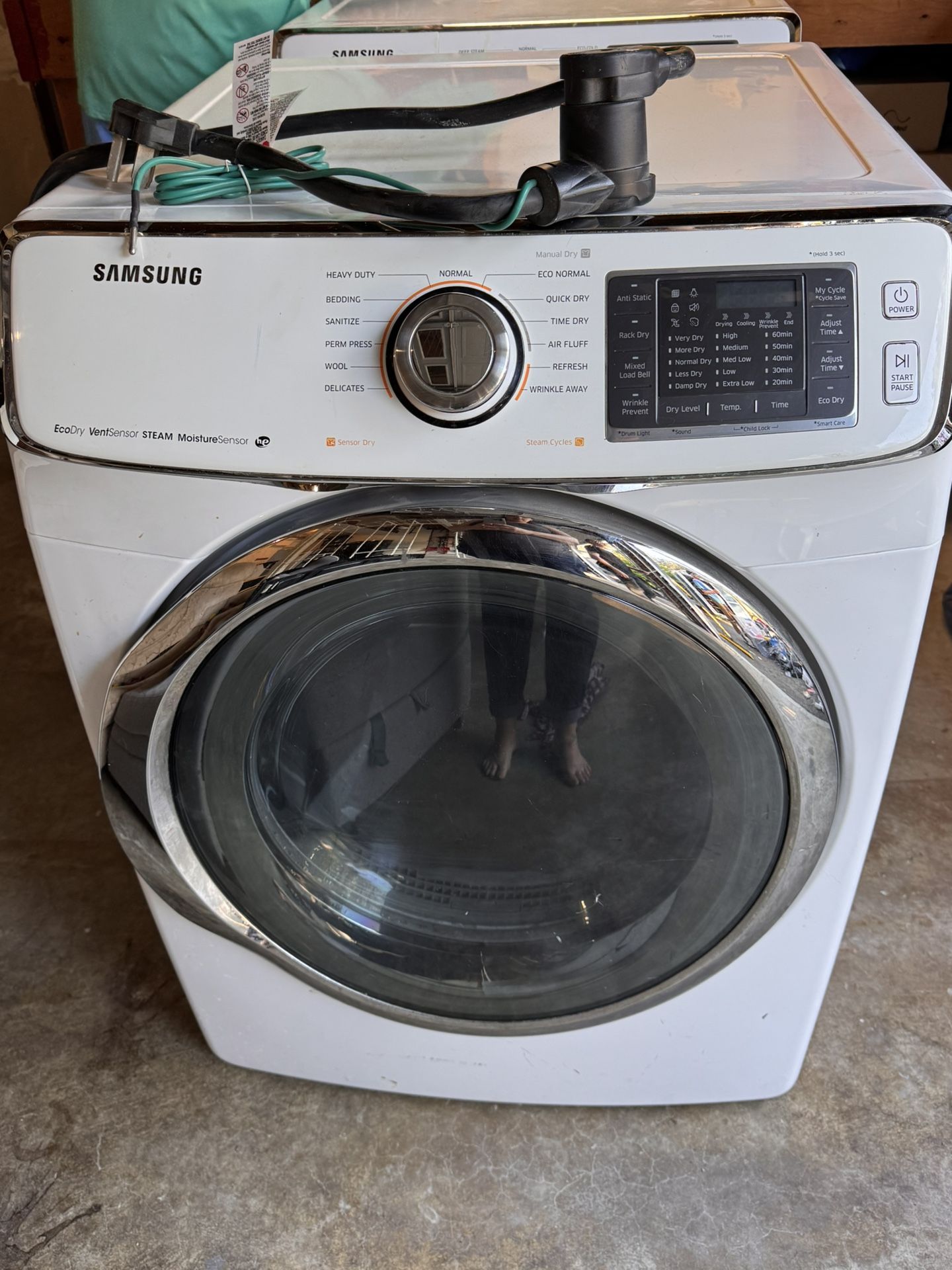Samsung db45h6300ew-a3 Front Load Washer And Dryer 