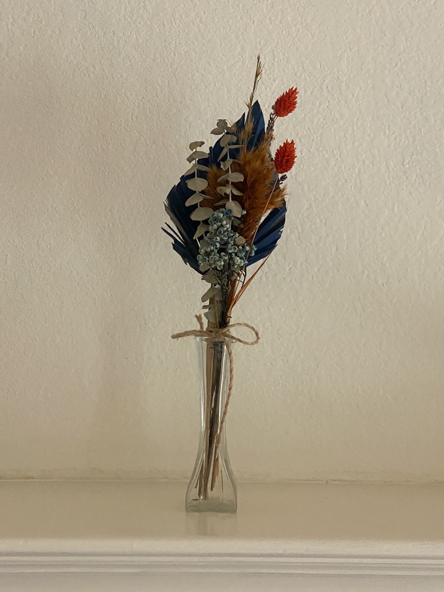 Dried Flowers Vase Arrangement