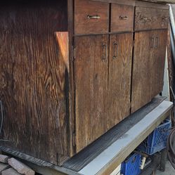 Old workshop cabinets