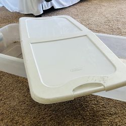 Under Bed Storage Plastic Container With Lid 