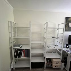 Triple Wide 5-Shelf Bookcase