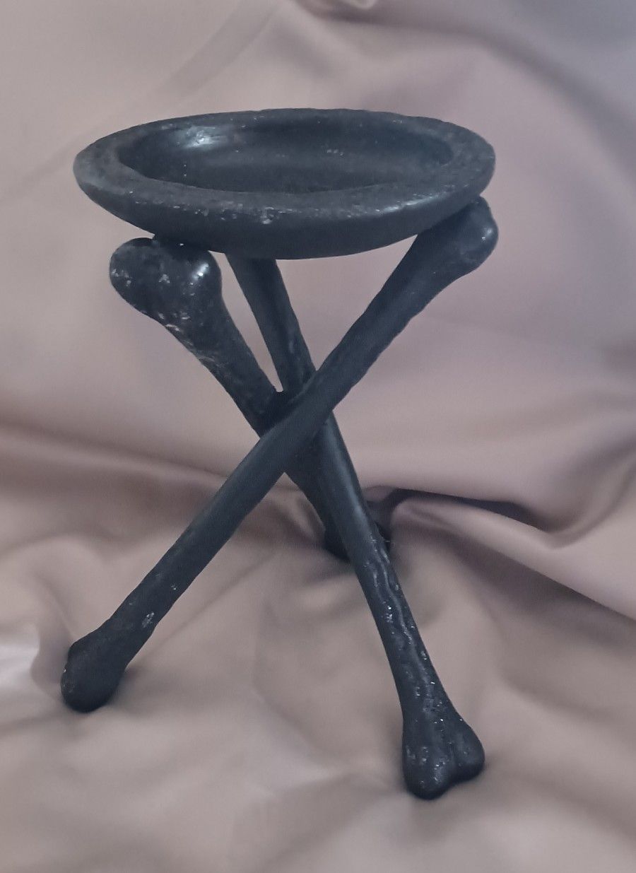 Skull Bone Candle Holder