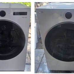 LG Frontload Washer & Electric Dryer Set