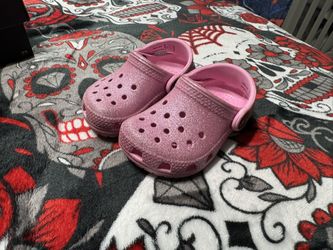 Crocs pink sprinkles
