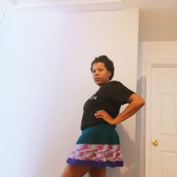 CUSTOM CROCHETED SKIRT