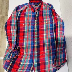 Polo Ralph Lauren Madras Plaid Flannel Shirt