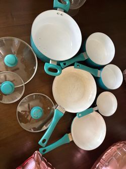 Turquoise Pots & Pans