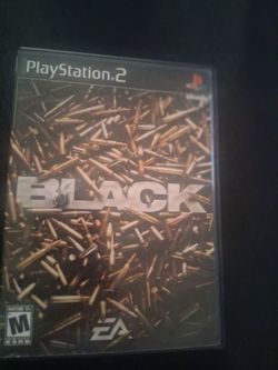 Pre-owned Playstation 2 Black Game adult owned in mint condition Like new