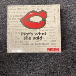 That's What She Said Game - The Hilariously Twisted Party Game | Ages 17+ Rated Game