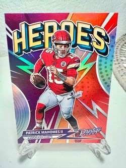 Patrick Mahomes Chiefs Football cards- prices below in pic order