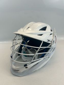 Cascade XRS Full Face Lacrosse Helmet NOCSAE Certified White Adjustable Fit