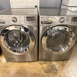 Used Gray LG Washer and Dryer
