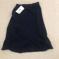 St john wool skirt navy blue brand new size 4