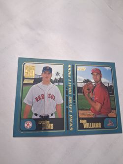 2001 topps 50 years,  Brandon Mims,  Blake Williams Rookie cards,