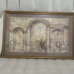 Framed Architectural Artwork 40”x26”