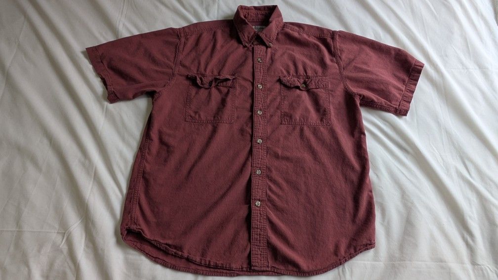 Carhartt Red T-shirt Button-up