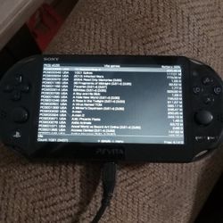 PS Vita W/ Charger, Game, And PKGj