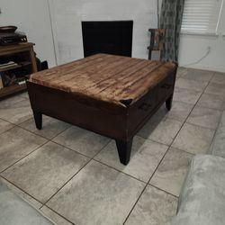 Rustic coffee table