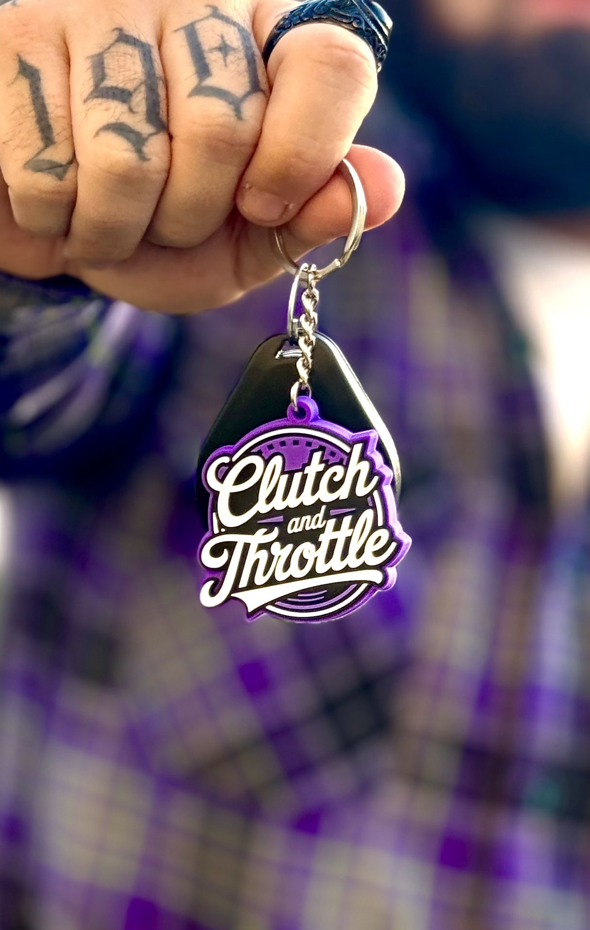 OG Crest Keychain (Purple)