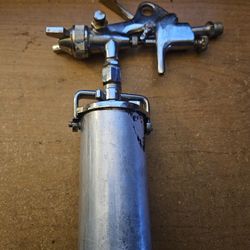  Paint Gun And Wood Wheel