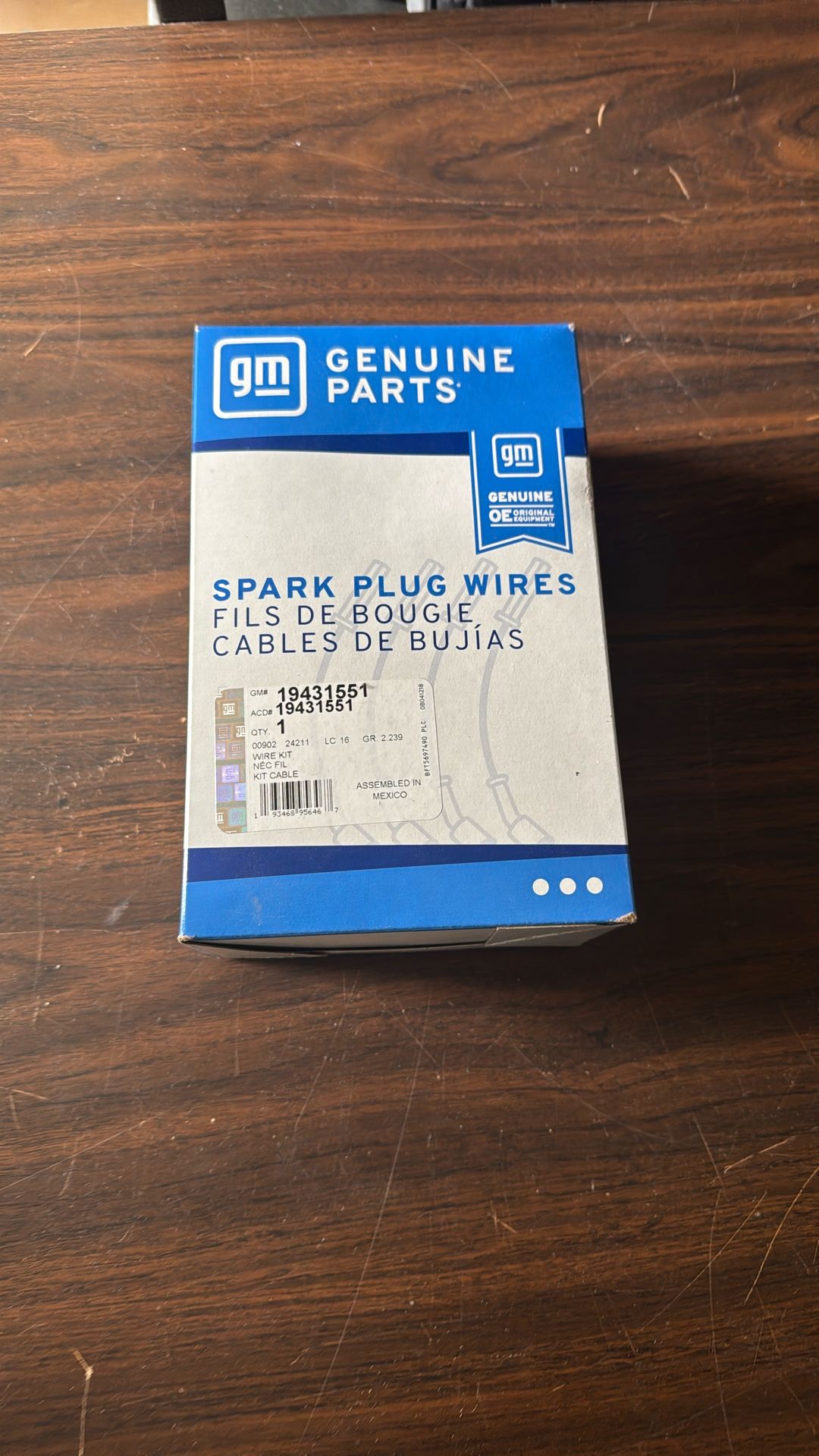 Spark Plug Wires ‘17 Silverado 5.3