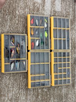 Plano Edge Tackle Boxes and miscellaneous lures